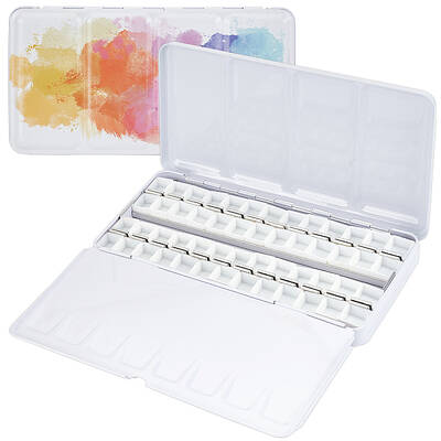 Iron Empty Watercolor Paint Pans