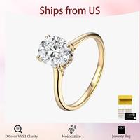 10/10 Moissanite Lab-Created 2CT-2Colors Oval Ring D Color VVS1 Clarity Hypoallergenic Band for Women Wedding Engagement Birt...