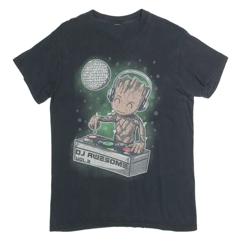 Groot DJ Awesome Mens T-Shirt Blue S