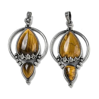 Natural Tiger Eye Pendants