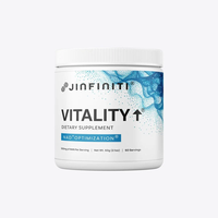 Jinfiniti Vitality NAD+ Booster Supplement Powder 60g - Patented formula guaranteed to boost NAD+ - with premium and natural ...