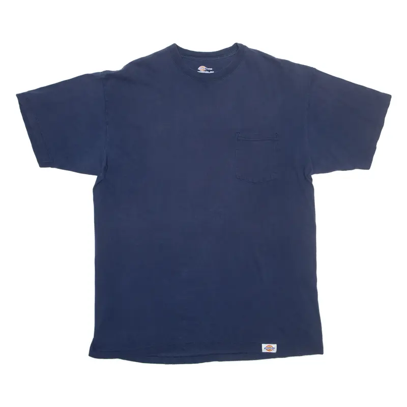 DICKIES Mens T-Shirt Blue XL