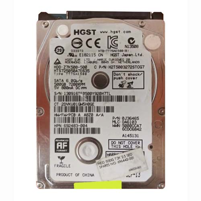 696531-001 HP 500GB 7200RPM SATA 6Gb/s 32MB Cache 2.5-inch Hard Drive