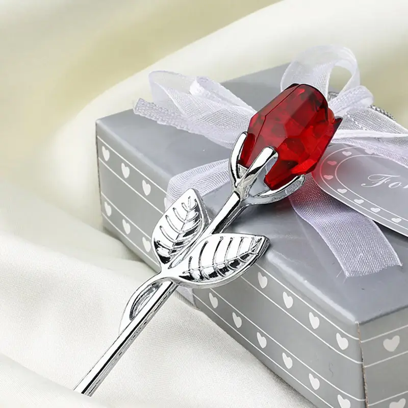 Crystal Rose – Eternal Love Symbol, Ideal Gift for Christmas, Valentine's Day, Mother's Day, Anniversaries, Weddings & Spec...