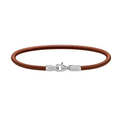Daniel wellington St Mawes Decent Brown Leather Bracelet Perfect Pair DW0040071 - Length: 17.5cm