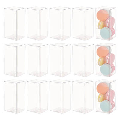 Rectangle Transparent Plastic PVC Box Gift Packaging