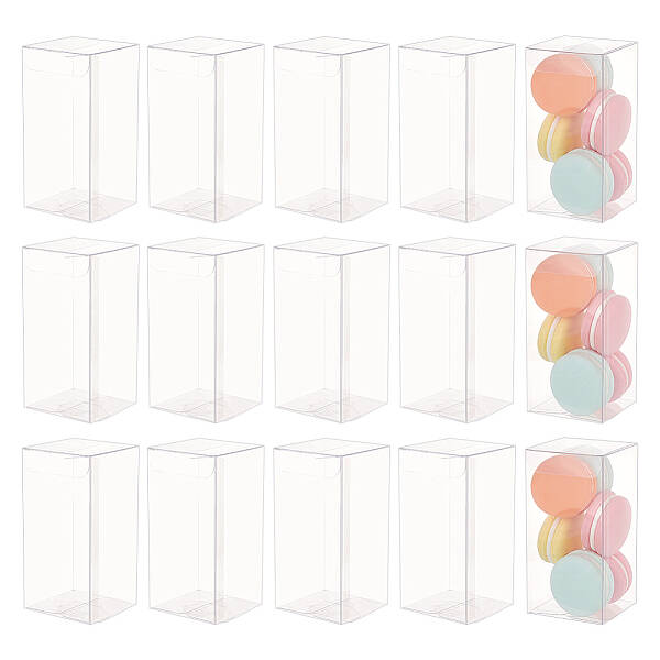 Rectangle Transparent Plastic PVC Box Gift Packaging