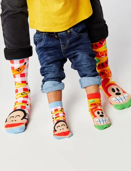 JULIUS & BOB MOM AND ME PAUL FRANK SOCK™ SET | 2nd Pair: ADULT LARGE | 1st Pair: ADULT LARGE