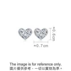 'Pure' 18K White Gold Diamond Earrings