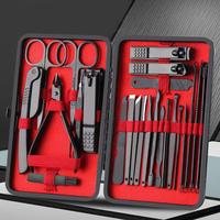 Portable Nail Clipper Set, Stainless Steel Nail Clipper Kit, Professional Manicure & Pedicure Tool Set, Nail Art Set for Home...