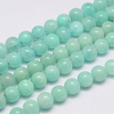 Natural Amazonite Bead Strands