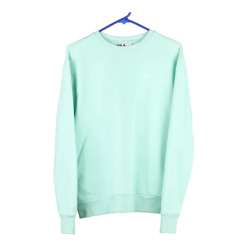 Fila Sweatshirt - Medium Blue Cotton Blend