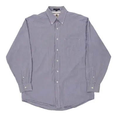 Tommy Hilfiger Checked Shirt - Medium Navy Cotton