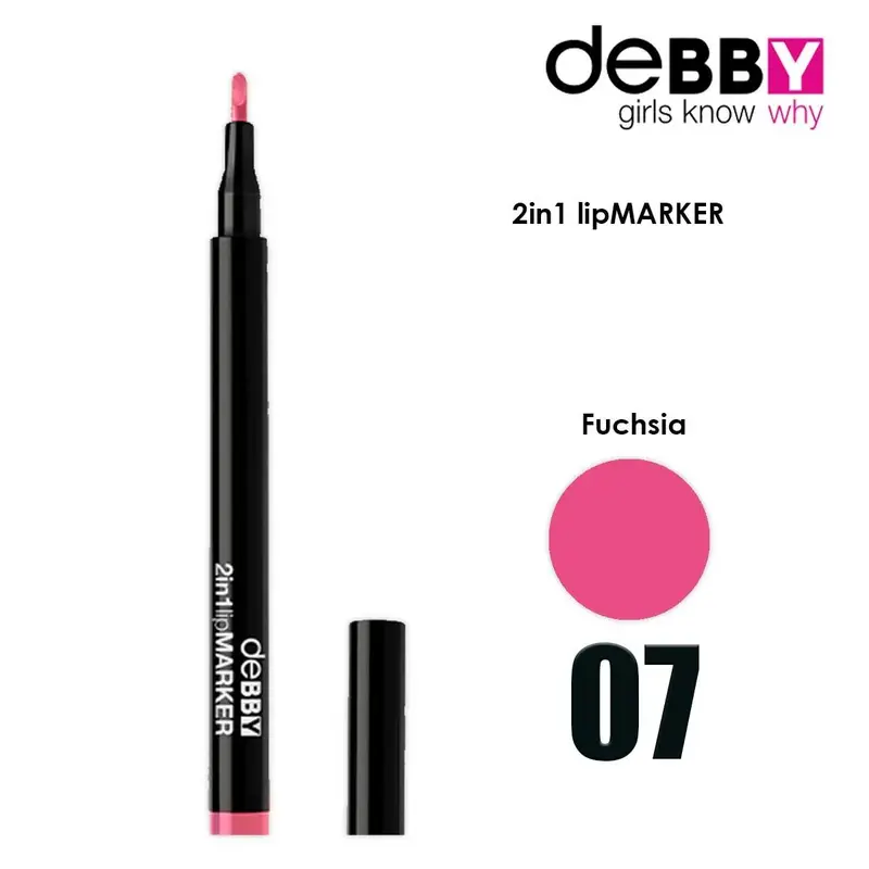 Lip Marker Debby 2 In 1 Col.07