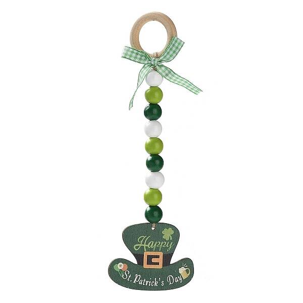 Saint Patrick's Day Wood Pendant Decoration