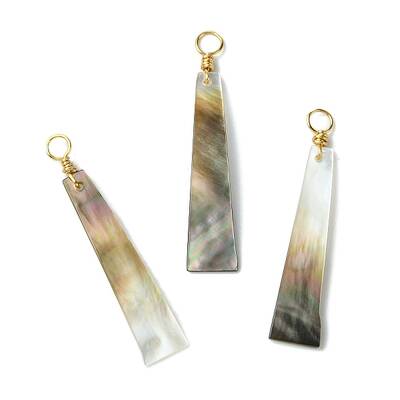 Natural Black Lip Shell Pendants