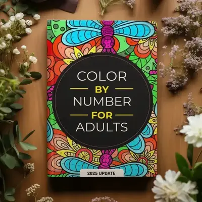 Color By Number For Adults:75 Beautiful Pictures Designed For Fun,Adult Relaxation & Stress Relief Coloring For Hours On End