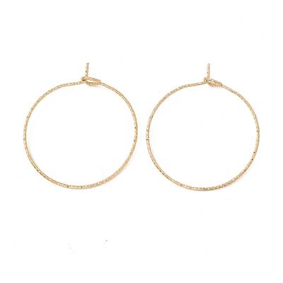 Ion Plating(IP) 316 Surgical Stainless Steel Hoop Earrings Findings