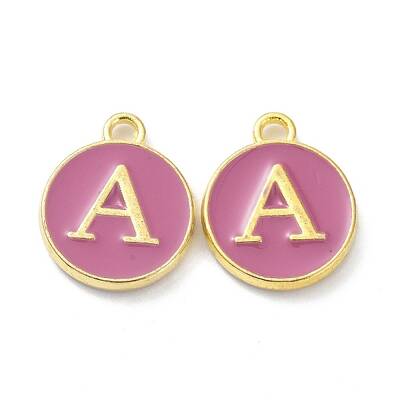 Golden Plated Alloy Enamel Charms