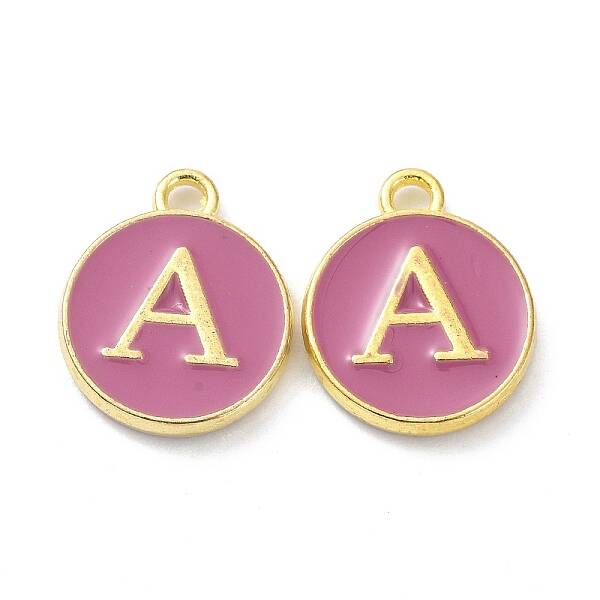 Golden Plated Alloy Enamel Charms