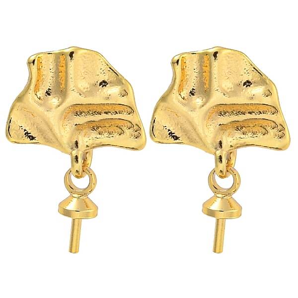 Rack Plating Brass Studs Earrings Finding
