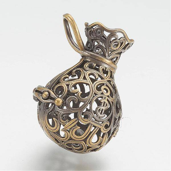 Brass Cage Pendants