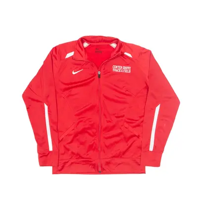 NIKE Center Grove Track & Field Track USA Jacket Red Mens M