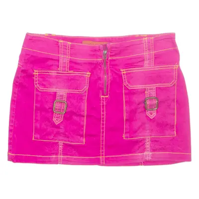 VM JEANS Womens Straight Skirt Pink Short Denim M