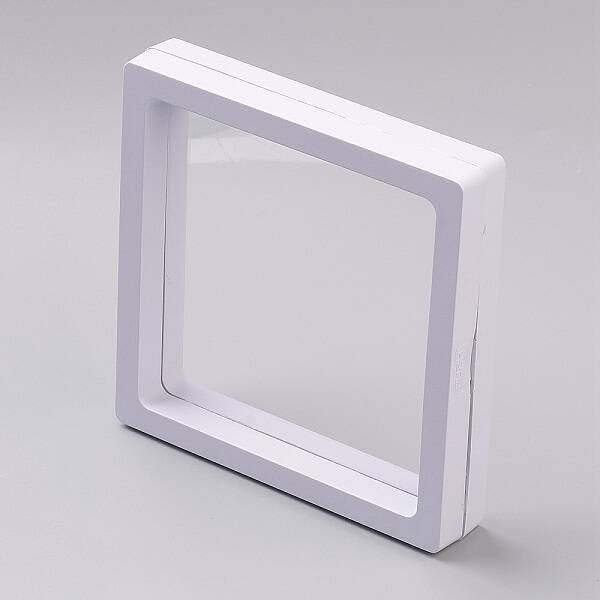 Square Transparent 3D Floating Frame Display