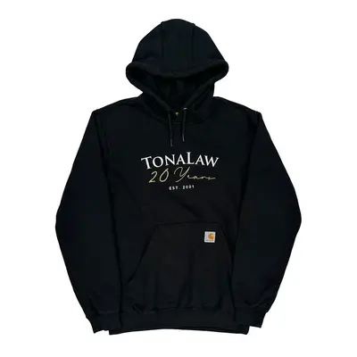 20 Years Anniversary Carhartt Hoodie - Small Black Cotton Blend | Size: small