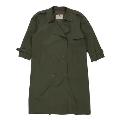 Aquascutum Trench Coat - 3XL Khaki Cotton Blend | Size: xxx-large