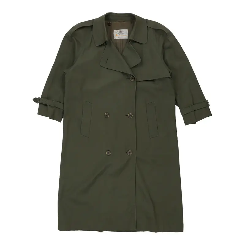Aquascutum Trench Coat - 3XL Khaki Cotton Blend | Size: xxx-large