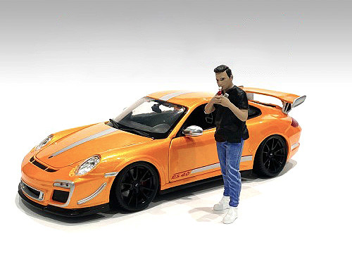 Car Meet 1 Figurine VI for 1/18 Scale Models by American Diorama