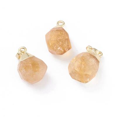 Natural Citrine Pendants