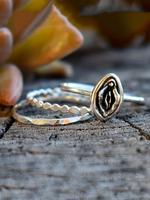 Vintage Flower Design Ring, Fashion Accessories for Women & Men, Trendy All-match & Exquisite Jewelry for Birthday Gift