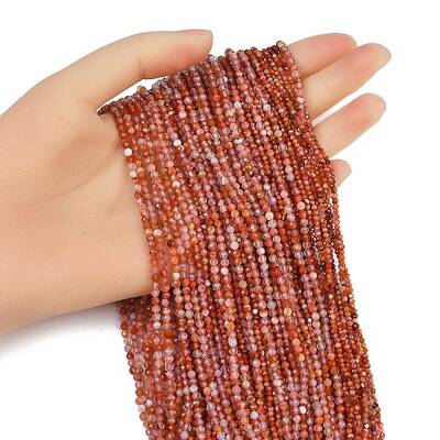Natural Red Agate Beads Strands