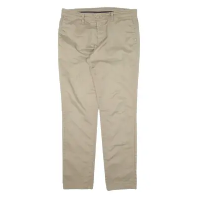 CARHARTT Mens Trousers Beige Slim Tapered W34 L31