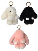 Cute Rabbit Design Beige Bag Charm, Plush Bag Charms for Bags, Fashionable Bag Decoration for Daily Use, Bagcharm, Trendy All...