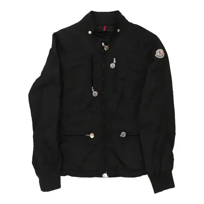 Age 12 Moncler Jacket - Small Navy Polyester | Size: small