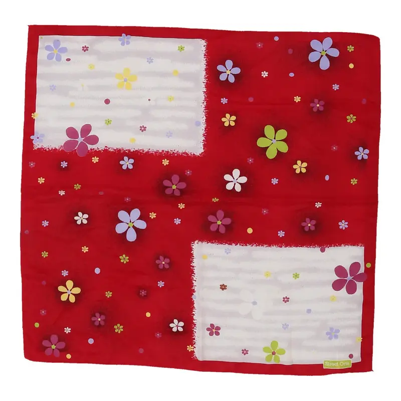 Street One Floral Scarf - No Size Red Polyester