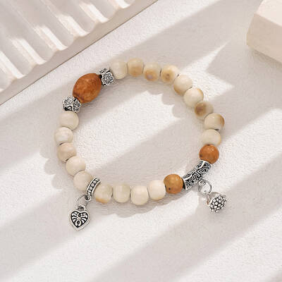Cute Ceramic Bead Bracelet with Various Colors for Women