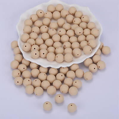 Round Silicone Focal Beads