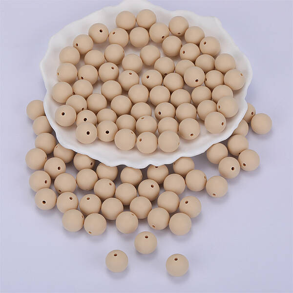 Round Silicone Focal Beads