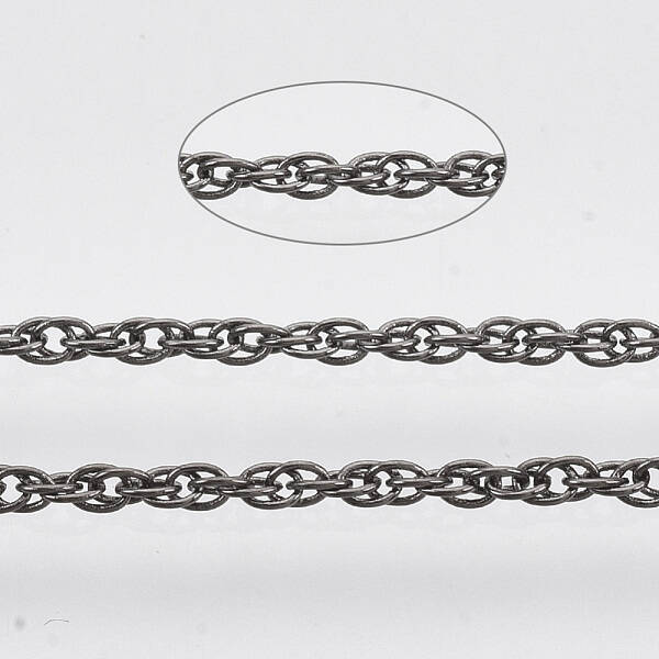 Soldered Brass Coated Iron Rope Chains