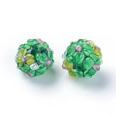 Handmade Bumpy Lampwork Beads