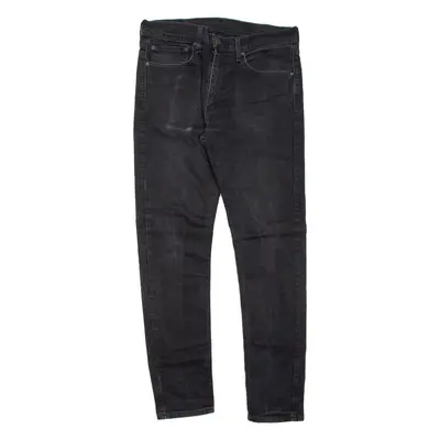 LEVI'S 512 Jeans Mens Black Slim Tapered W34 L34