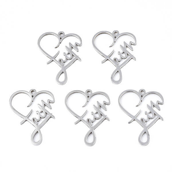 Non-Tarnish 201 Stainless Steel Pendants