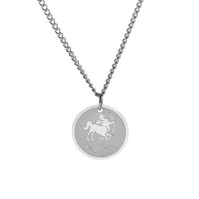 Non-Tarnish Stainless Steel 12 Constellation Pendant Necklaces for Sweater