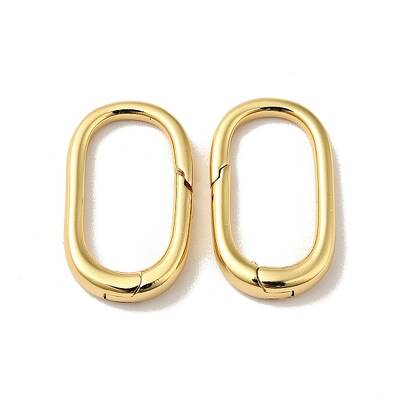 Brass Spring Gate Rings