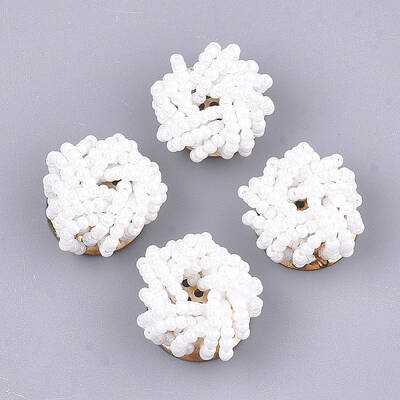 Glass Seed Beads Cabochons